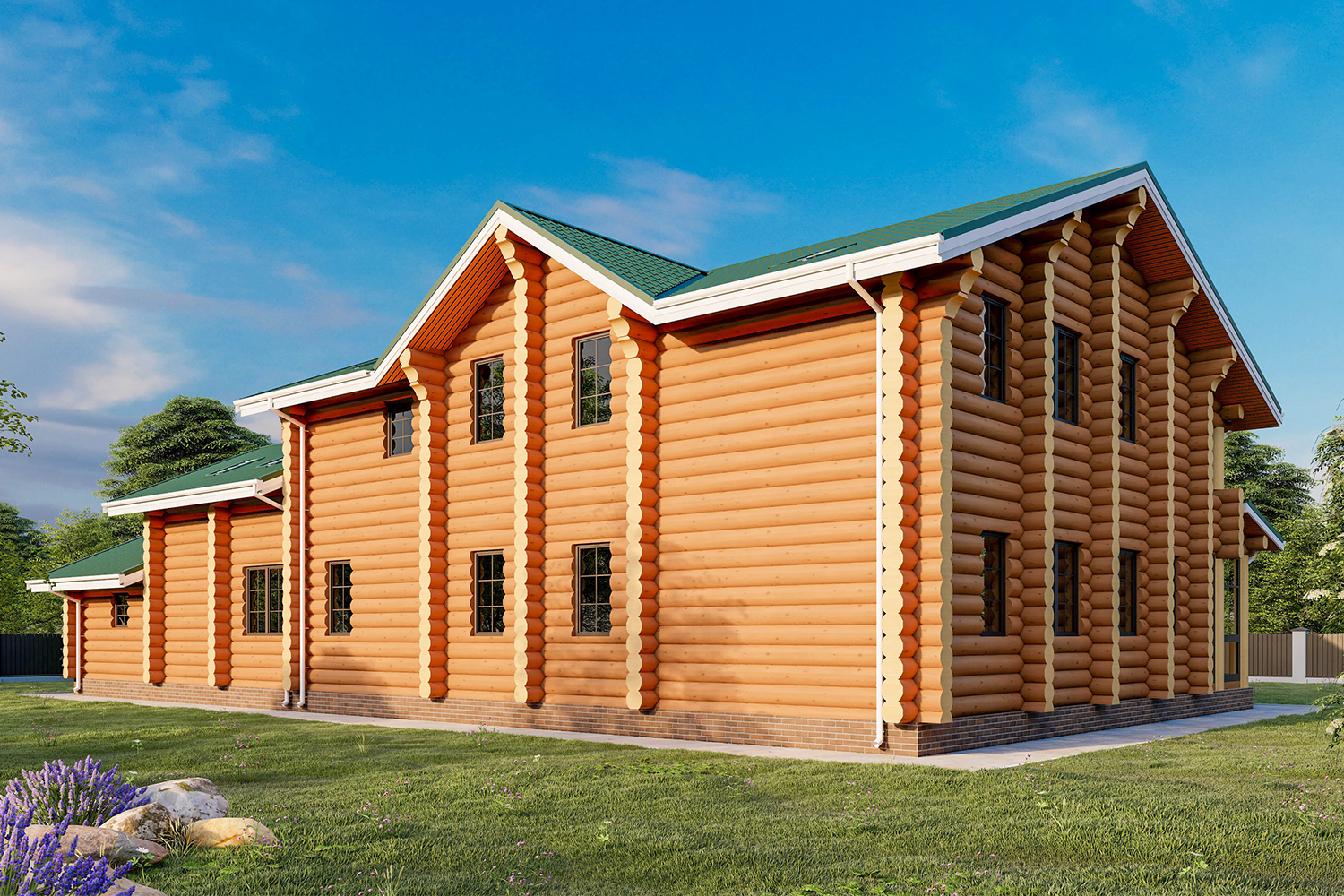 Дом из бревна VZ-132  